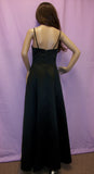 Shoulderless Black Full Dress 3018
