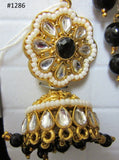 Necklace 3051286 Indian Designer Golden Necklace Set Shieno Sarees