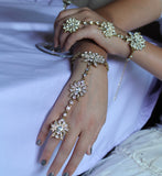 Haath Punja 3119 Finger Rings Indian Bridal Shieno