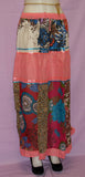 Skirt 3253 Pink Multi-Color Printed Long Skirt Shieno Sarees