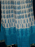Skirt 3444 Cotton Block Print Long Skirt Shieno