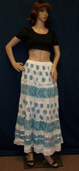 Skirt 3450 Indian Designer White Skirt Shieno Saree