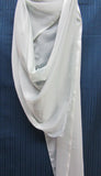 Scarf 206 Georgette Dupatta Chunni Wrap Solid Assorted Colors