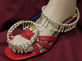 Anklet Payal 3557 Golden Clasp Anklet Payal Shieno Sarees Pleasanton