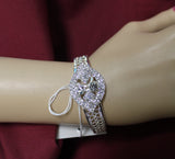 Bracelet 3567 Silver Kadra Bangle Bracelets Shieno Sarees Pleasanton