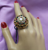 Finger Rings 3590 Golden Shieno Sarees