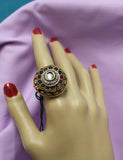 Finger Rings 3590 Golden Shieno Sarees