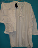 Men's Kurta Pajama 3618 White Small Medium X Large Kurta Shieno