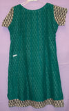 Suit 4049 Green Georgette Flared Salwar Kameez Dupatta Medium Size Shieno Sarees