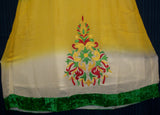 Blouse 4058 Yellow Green Shirt Kameez Indian Designer Kurti