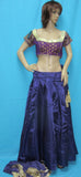 Lehenga 4081 Purple Silk Indian Lehenga Choli Shieno Sarees