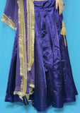 Lehenga 4081 Purple Silk Indian Lehenga Choli Shieno Sarees