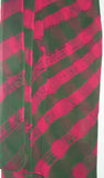 Scarf 418 Pink Green Georgette Tie Dye Dupatta Chunni Shawl Wrap Shieno Sarees