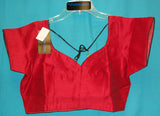 Choli 4243 Red Dobby Large Choli Sari Blouse Shieno Sarees Pleasanton bay area
