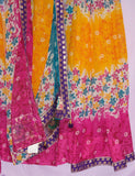 Saree 4248 Georgette Multi Color Sari Choli Blouse Shieno Sarees