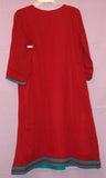 Kurti 4254 Red Georgette Tunic Top Shirt Blouse Kurti Medium Size Shieno
