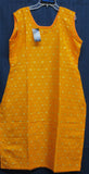 Salwar Kameez Dupatta 4277 L Size Saffron Gold Jamawar Party Wear Shieno Sarees