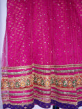 Girl’s Lehenga 4331 Magenta Lehenga Sharara Sari Choli Shieno