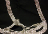 Trims 4483 Crystal Silver Lace Craft Trim Embellishment Shieno Sarees