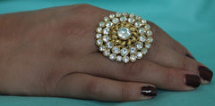 Finger Rings 4537 Silver Indian Fashion Jewelry Shieno Sarees