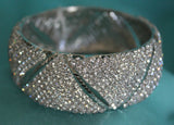 Bangle 4548 Silver Indian Bracelet Polki Jewelry Shieno Sarees