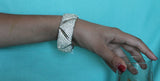 Bangle 4547 Silver Kadra Bracelet Polki Jewelry Shieno Sarees
