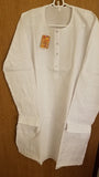 Men's 4561104 White Cotton Kurta Pajama Set Assorted Size