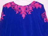 Blouse 4570 Blue Georgette Kurti Tunic Shirt Indian Shieno