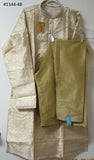 Men's 4581148 Ivory Brocade Kurta Pajama Sets Assorted Size