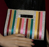 Clutch 4625 Multi-color Indian Designer Purse Bag Shieno Sarees
