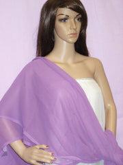 Stole 7921 Lilac Georgette Scarf Dupatta Chunni Shawl