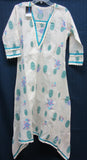 Suit 4684 Off White Turquoise Salwar Kameez Dupatta M Size Suit