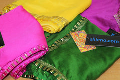 Scarf 4743 Silk Tissue Solid Dupatta Chunni Wrap Shawl Shieno Sarees