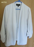 Blouse 4794 Ann Taylor Blue with a hue of lilac Top Jacket suiting Coat Size 14