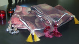 Table Runner 506  Maroon Silk Table Runner Shieno