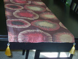 Table Runner 508 Sunny Maroon Home Linen Table Cloth Shieno