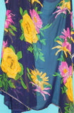 Cocktail Saree 5122 Party Wear Floral Print Sari Shieno Sarees