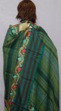 Shawl 5150 Green Pashmina Angora Kashmiri Winter Wear Shawl Wrap