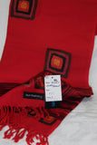 Shawl 5152 Red Pashmina Angora Kashmiri Winter Wear Wrap Shieno