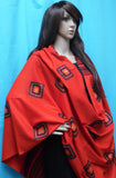 Shawl 5152 Red Pashmina Angora Kashmiri Winter Wear Wrap Shieno