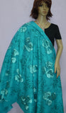 Shawl 5156 Firozi Pashmina Angora Kashmiri Winter Wear Wrap Shieno