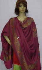 Shawl 5166 Pashmina Angora Kashmiri Wool Blend Wrap Shawl