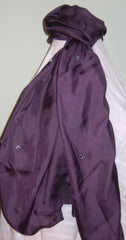 Silk Purple Dupatta