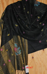 Shawl 5349 Pashmina Angora Kashmiri Synthetic Wool Blend Stole Wrap Shieno Saris
