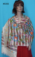 Shawl 5358 Pashmina Angora Kashmiri Winter Wear Shawl Wrap Shieno Saris