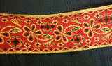 Trim 540 Red Golden Black Ribbon Lace Trim Craft Shieno Sarees Dublin