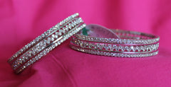 Bangles 5475 Bangle Kadra Indian Polki Bracelet Jewelry Shieno Sarees