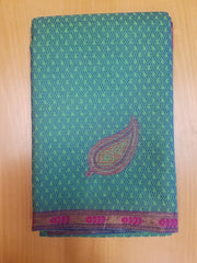 Saree 5481687 Green Silk Finish Gold Butti Saree