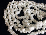Trim 551 Ceramic Irregular White Trim Beads Craft Shieno Sarees