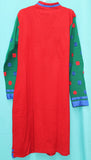Kurti 5523 Red Shirt Kameez Tunic Blouse Winter Wear Shieno Sarees